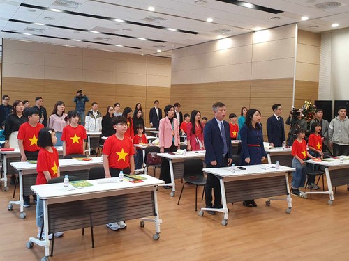 Lễ phát động Ngày tôn vinh tiếng Việt và Khai giảng lớp tiếng Việt tại Hàn Quốc - ảnh 5