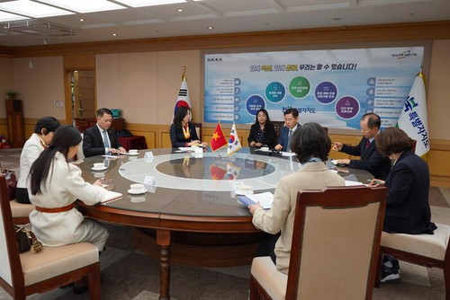 Thứ trưởng Bộ Ngoại giao Lê Thị Thu Hằng thăm, làm việc tại Hàn Quốc - ảnh 2