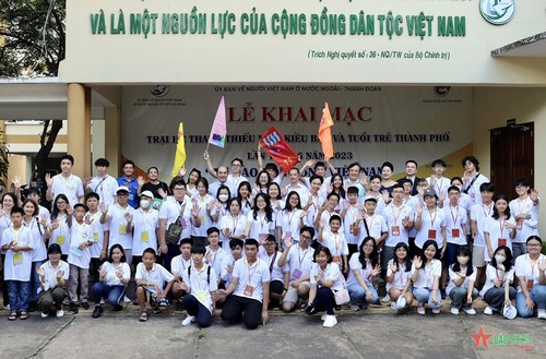 Trại hè thanh thiếu niên kiều bào và tuổi trẻ Thành phố Hồ Chí Minh 2024: Tự hào dân tộc Việt Nam - ảnh 1