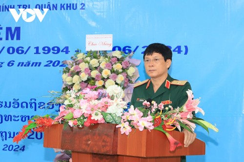 Kỷ niệm 30 năm Ngày truyền thống Đội tìm kiếm, quy tập hài cốt liệt sĩ quân khu 2 tại Lào  - ảnh 1
