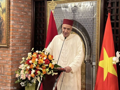 Nguyên Đại sứ Việt Nam tại Maroc Đặng Thị Thu Hà nhận huân chương cao quý nhất của Nhà nước Morocco - ảnh 2