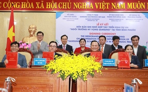 Samsung Hope School to be built in Binh Phuoc province - ảnh 1