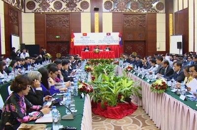 Во Вьентьяне открылась 8-я конференция между канцеляриями парламентов Вьетнама и Лаоса - ảnh 1