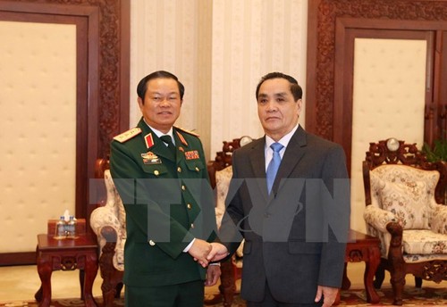Эффективное сотрудничество между армиями Вьетнама и Лаоса - ảnh 1