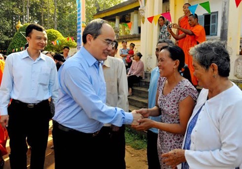 Глава ОФВ принял участие в празднике национального единства в провинции Чавинь - ảnh 1