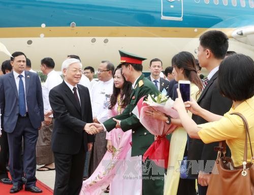 Вьетнам и Мьянма договорились установить отношения всеобъемлющего партнёрства - ảnh 1