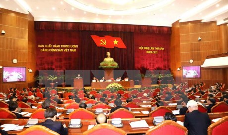 В Ханое продолжается 6-й пленум ЦК Компартии Вьетнама 12-го созыва - ảnh 1