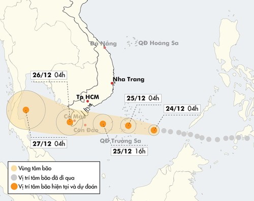 Вьетнам готовится встретить тайфун «Тембин» - ảnh 1