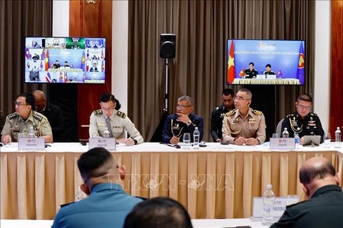 Онлайн-конференция высших должностных лиц в области обороны стран АСЕАН  - ảnh 1