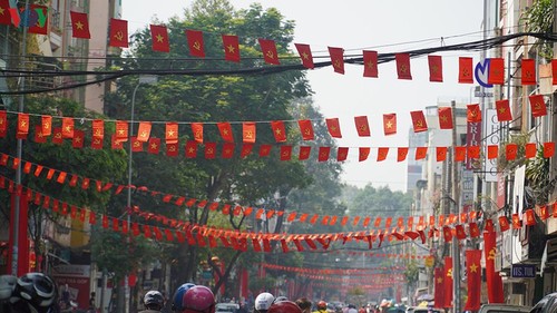 Tet decorations spring up on streets across HCM City - ảnh 10