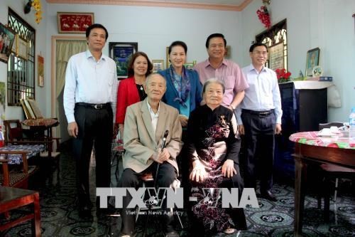 NA Chairwoman makes pre-Tet visit to Long An - ảnh 1