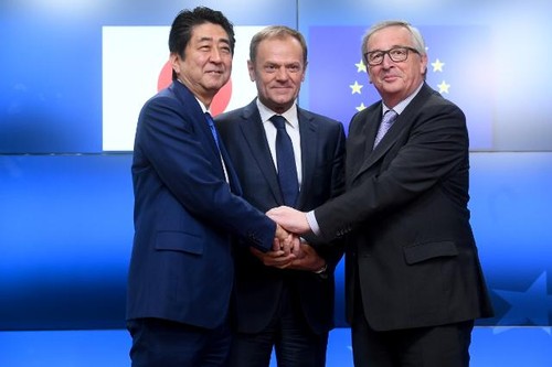 EU- Japan FTA opposes trade protectionism - ảnh 1