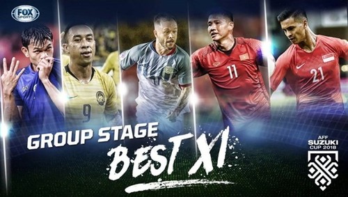 Two Vietnamese players listed in AFF Suzuki Cup group stage’s best XI - ảnh 1