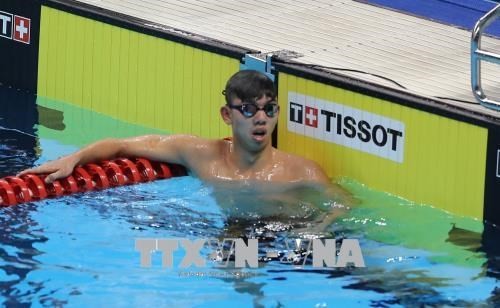 Vietnamese swimmer wins ticket to 2020 Olympic Games - ảnh 1