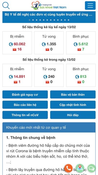 Health ministry launches Covid-19 app - ảnh 1