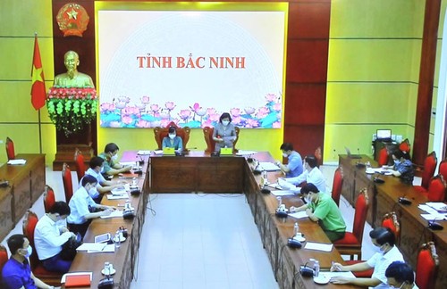 Bac Ninh maintains production while fighting COVID-19 - ảnh 1