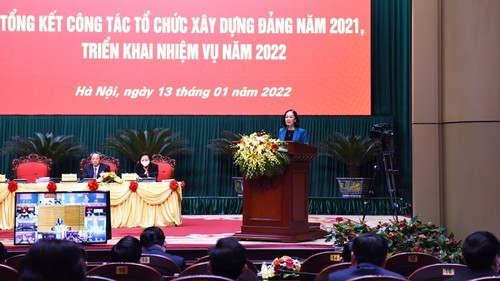 National conference to implement Party building work for 2022 - ảnh 1