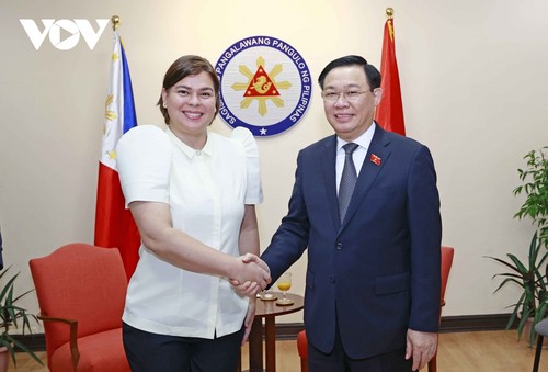 Vietnamese top legislator meets Philippine Vice President - ảnh 1