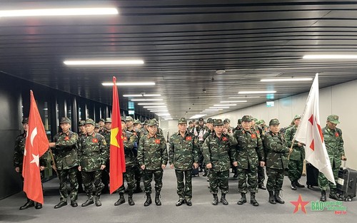 Vietnamese servicemen set off for rescue operations in Turkey - ảnh 2
