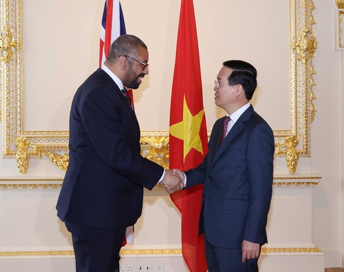 President Vo Van Thuong receives leaders of UK, Cuba, and Singapore - ảnh 1