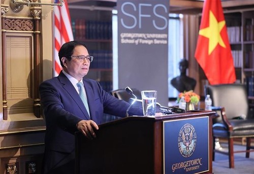 PM delivers policy speech at Georgetown University - ảnh 1