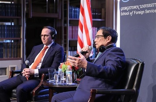 PM delivers policy speech at Georgetown University - ảnh 2