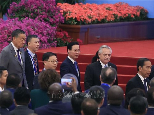 President Vo Van Thuong attends 3rd BRI Forum in China - ảnh 1