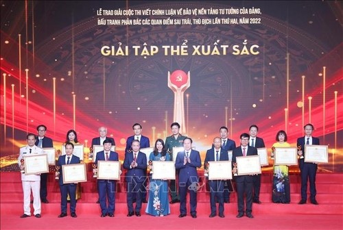 Awards of 2023 contest on protecting Party’s ideological foundation to be presented - ảnh 1
