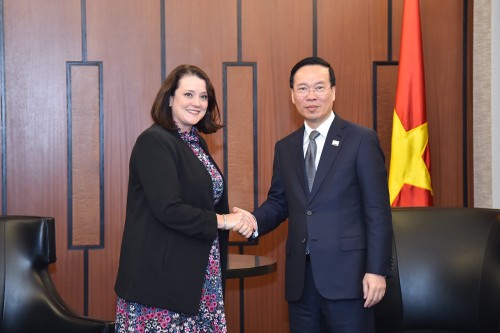President Vo Van Thuong receives California Governor, LA Deputy Mayor - ảnh 2