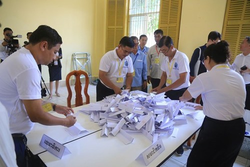 Cambodia announces Senate election’s temporary results - ảnh 1