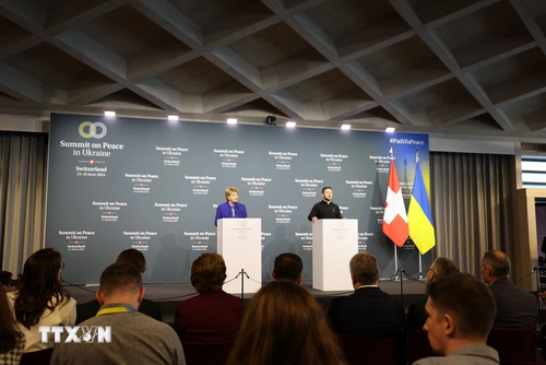 Ukraine Peace Summit begins in Switzerland - ảnh 1