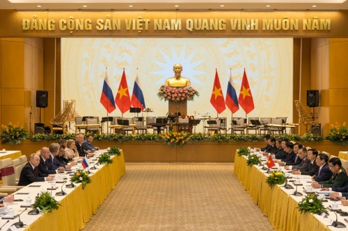 Prime Minister Pham Minh Chinh meets Russian President Vladimir Putin - ảnh 2