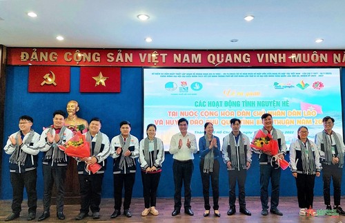 Tuổi trẻ Thành phố Hồ Chí Minh tổ chức các hoạt động tình nguyện tại Lào   - ảnh 1
