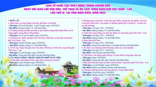 Ngày hội giao lưu văn hóa Việt – Lào sẽ diễn ra từ 23 - 25/9 tại tỉnh Điện Biên - ảnh 2