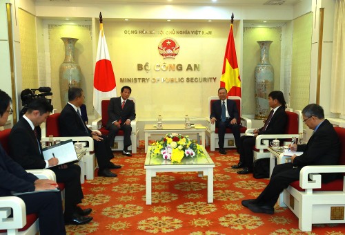 Bộ trưởng  Bộ Công an Tô Lâm tiếp nguyên Đại sứ đặc biệt Nhật-Việt - ảnh 1