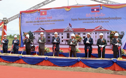 Công trình Học viện Chính trị CAND Lào là biểu tượng của tình đoàn kết đặc biệt Việt Nam - Lào - ảnh 2