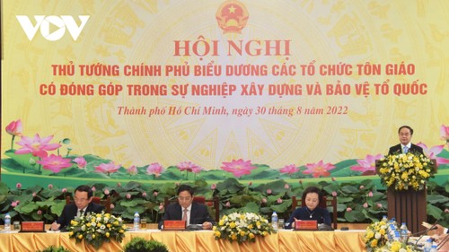 Thủ tướng Phạm Minh Chính: Tôn giáo luôn đồng hành cùng dân tộc, đất nước - ảnh 1