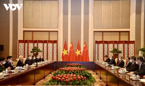 Tổng Bí thư Nguyễn Phú Trọng hội kiến Thủ tướng Quốc vụ viện Trung Quốc Lý Khắc Cường - ảnh 2