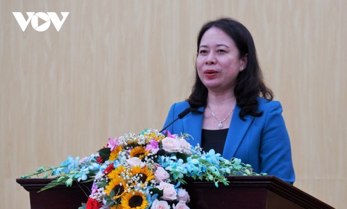 Phó Chủ tịch nước Võ Thị Ánh Xuân tiếp xúc cử tri tại tỉnh An Giang - ảnh 1