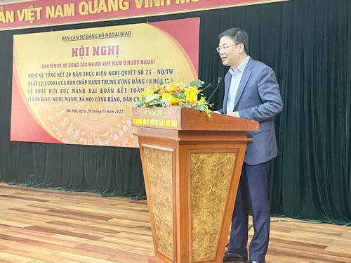Hội nghị chuyên đề về công tác người Việt Nam ở nước ngoài - ảnh 1