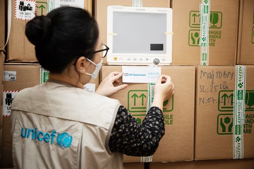 Anh và UNICEF hỗ trợ trang thiết bị y tế trị giá 500.000 bảng Anh cho Việt Nam - ảnh 1