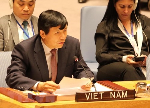 Vietnam represents ASEAN in committing to jointly protecting civilians in armed conflicts - ảnh 1