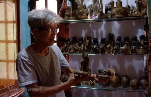 Artisan strives to preserve clay statue making  - ảnh 1