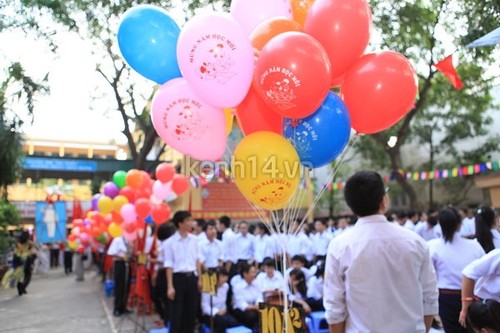 20 millones de alumnos vietnamitas inician el nuevo año académico  - ảnh 10