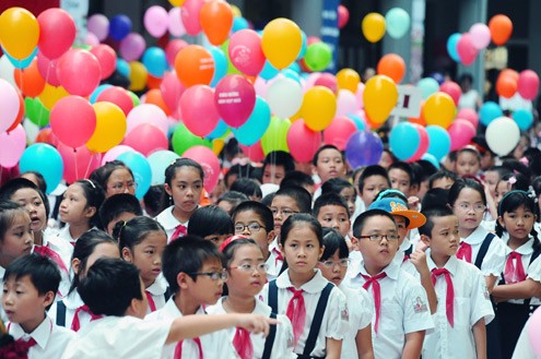 20 millones de alumnos vietnamitas inician el nuevo año académico  - ảnh 3