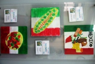 Exposición de pintura infantil sobre cocina mexicana y vietnamita  - ảnh 1