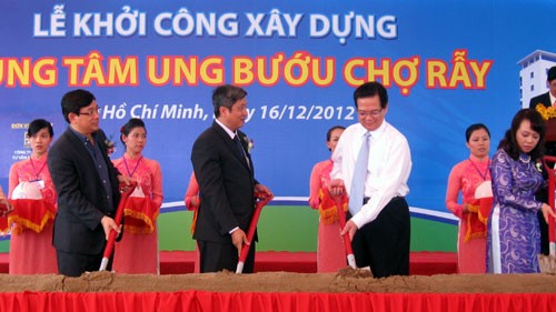 Inician construcción de centro de oncología en Ciudad Ho Chi Minh - ảnh 1