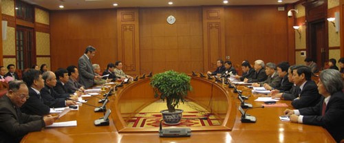 Líder partidista asiste a asamblea de balance de Consejo Teórico Central - ảnh 1