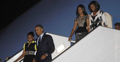 El presidente estadounidense emprende su gira por África  - ảnh 1
