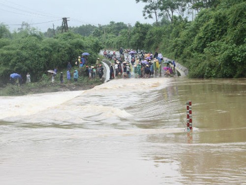 Enfrentan localidades centrales inundaciones  - ảnh 1